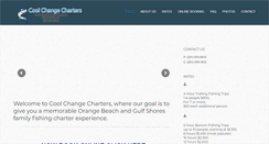 Desktop Screenshot of coolchangecharter.com