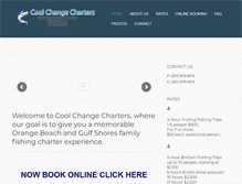 Tablet Screenshot of coolchangecharter.com